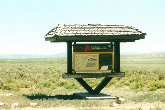 INFO KIOSK ON THE TRAIL NEAR MARKER C-25