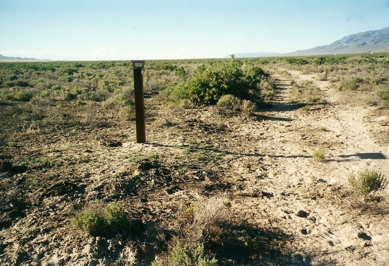 MARKER C-73 IS LOCATED ON THE SOUTH SIDE (ACTUALLY THE EAST SIDE) TRAIL