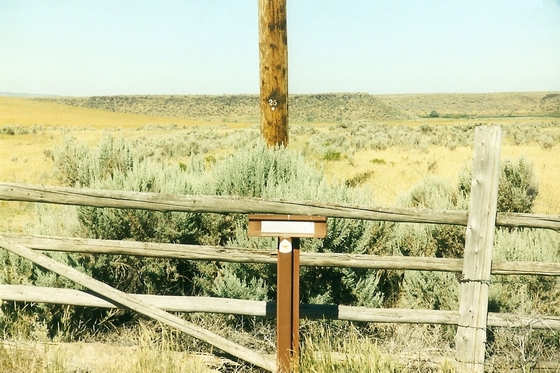 PARTING OF THE WAYS OF THE TRAILS—MARKER C-1